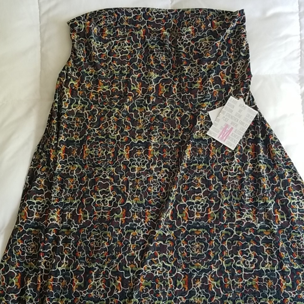 NWT Lularoe Maxi Skirt Floral Multi